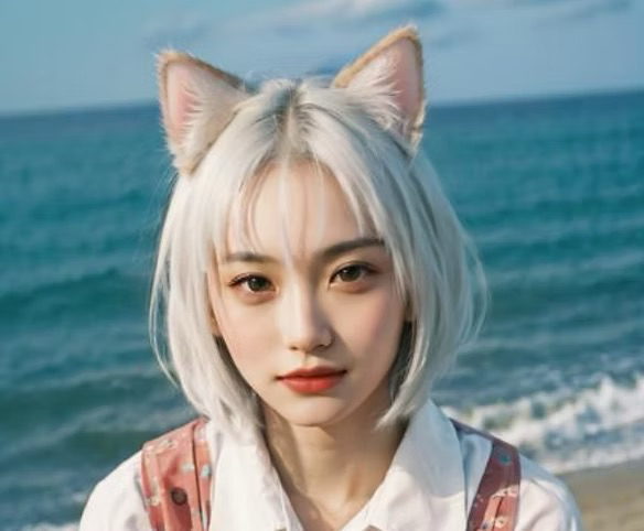 AI-generated character using LoRA model